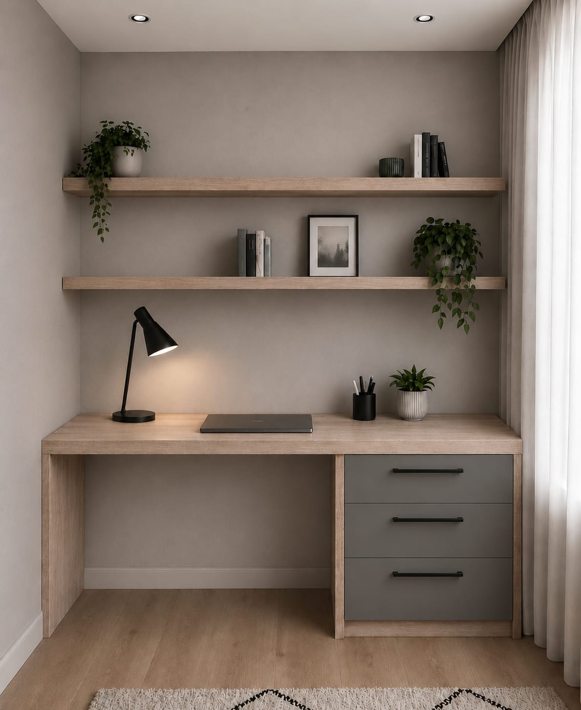 Vanity and storage by Wood & Things